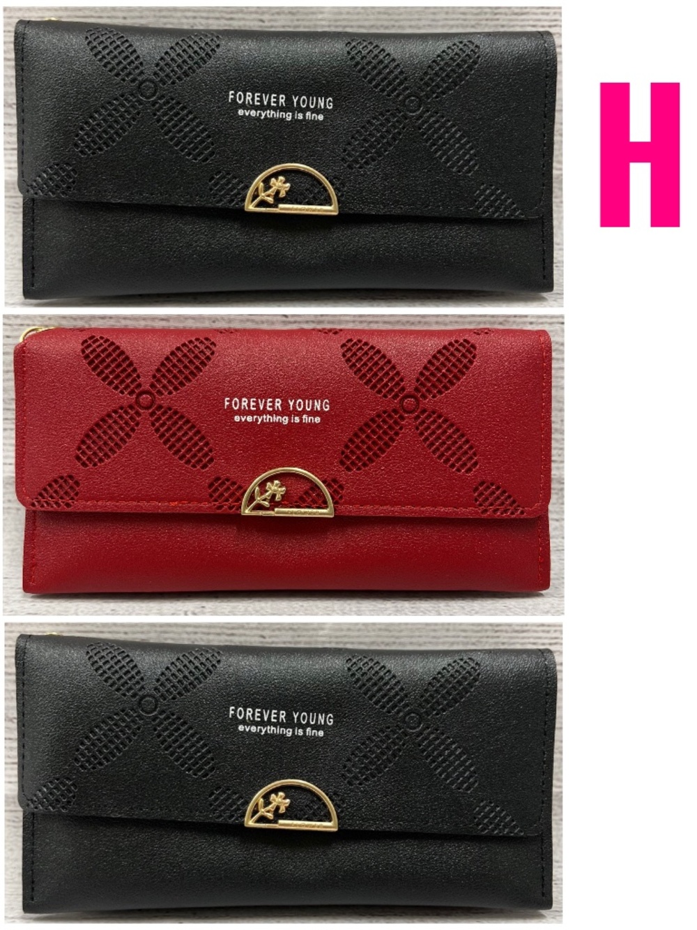 3 Wristlet Wallets (H)